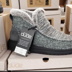 HEY DUDE DENNY BOOTS WITH FAUX FUR